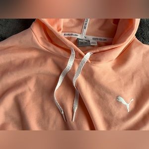 Puma athletic semi-crop hoodie